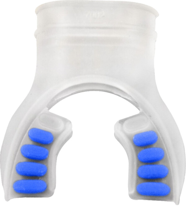 XS Scuba Two Colour Mouthpiece in Clear/Blue