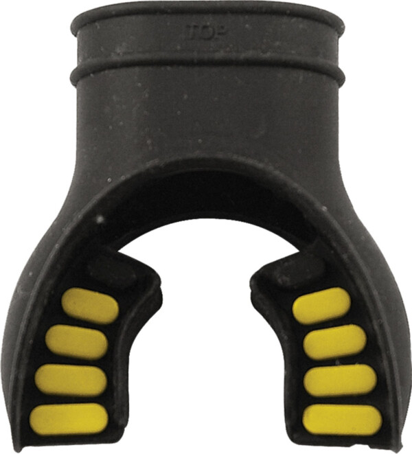 XS Scuba Two Colour Mouthpiece in Black/Yellow