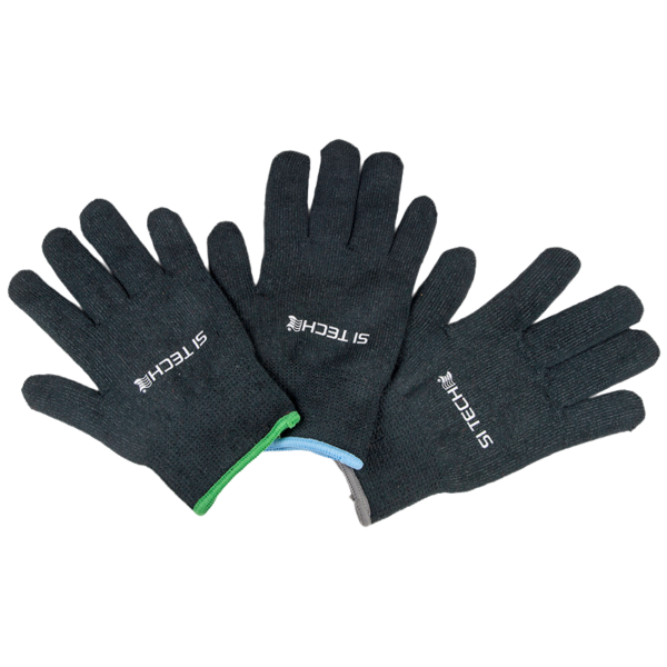 Rolock Black Knitted Gloves